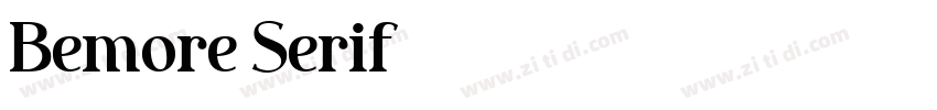 Bemore Serif字体转换